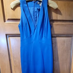 Zac Posen royal blue prom dress